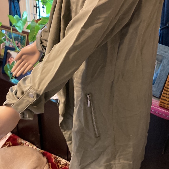 Eliane Rose army green cardigan size XS - Picture 4 of 5